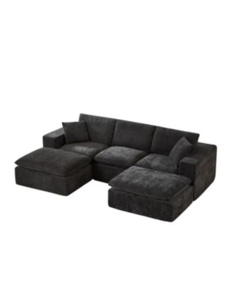 Streamdale Modern Chenille Cloud Sofa - Freely Combinable, Comfortable Living Room Furniture
