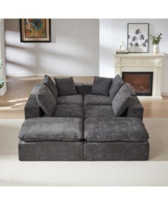 Streamdale Modern Chenille Cloud Sofa - Freely Combinable & Comfortable
