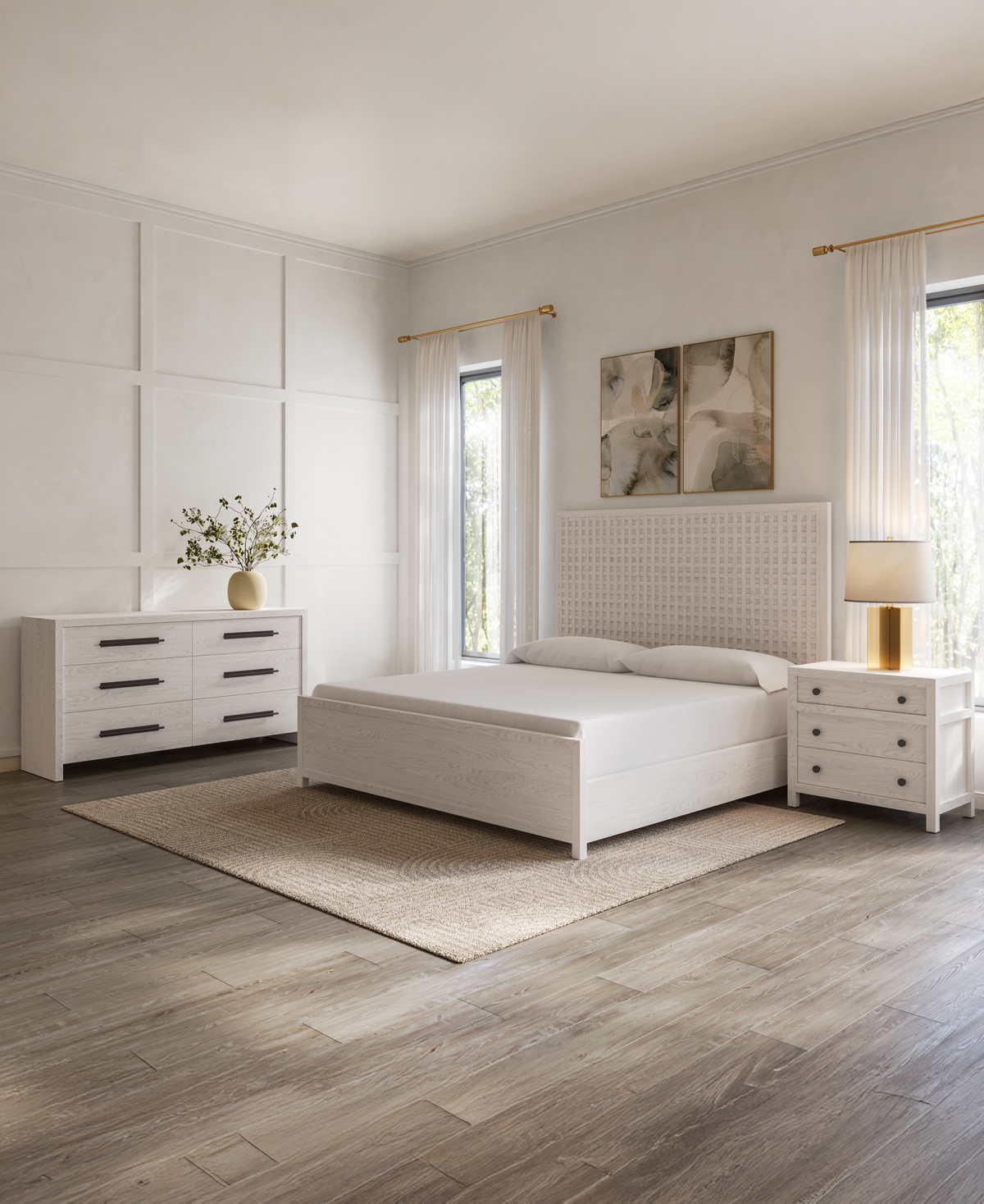 Dwell 3-Pc. Queen Bedroom Set Queen bed, Dresser and Nightstand