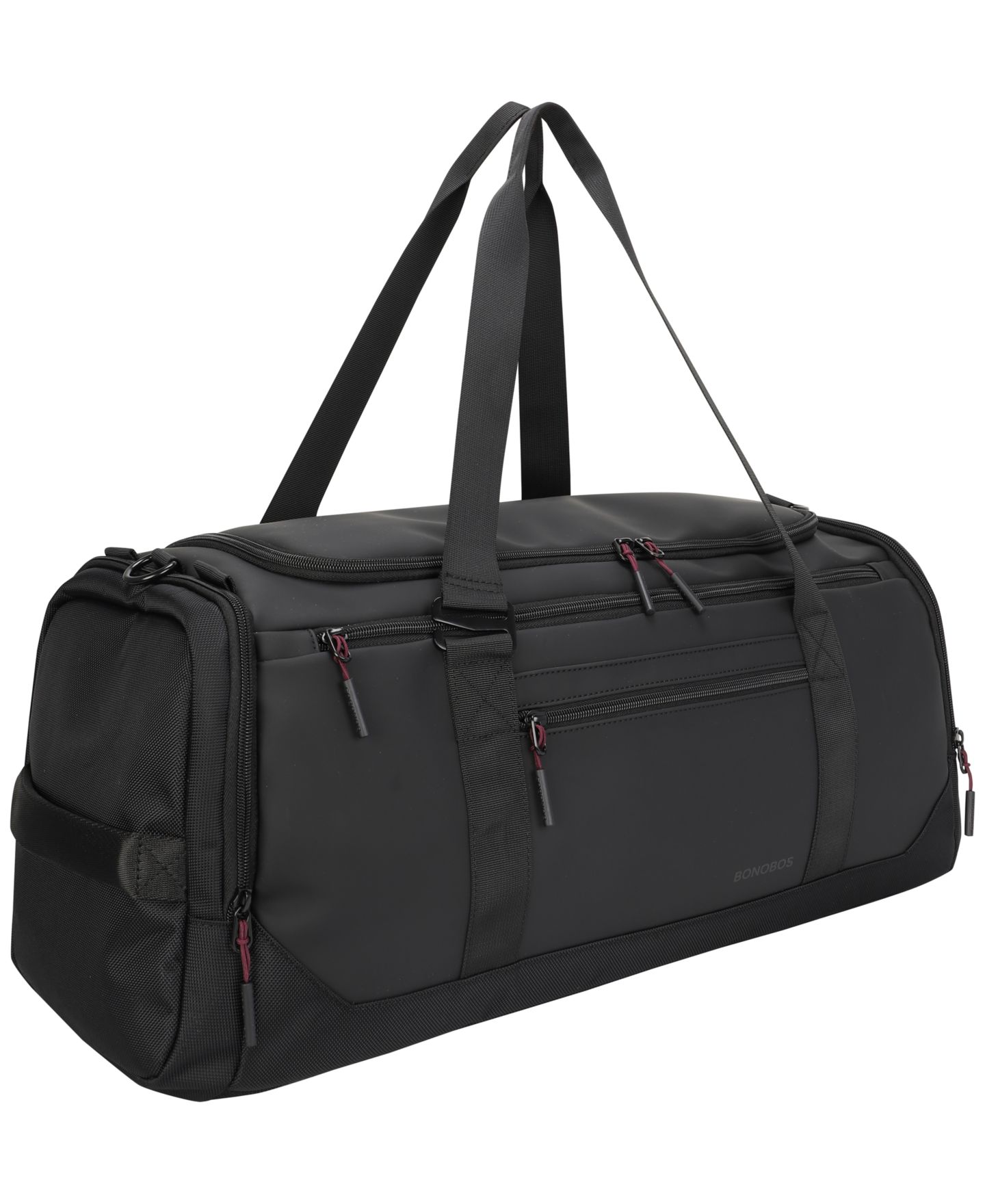 Мужская сумка Bonobos Ballistic Nylon Duffel Sleek, цвет: Чёрный — фото 3