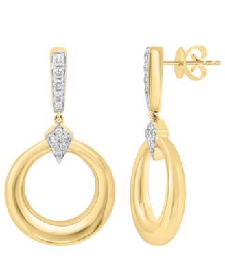 EFFY Collection - Diamond Earrings (3/8 ct. t.w.) in 14K Yellow Gold