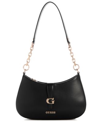 GUESS Carrie Zip-Top Small Shoulder Handbag - Macy's