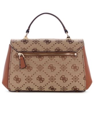 Melinda Logo Small Top Handle Bag