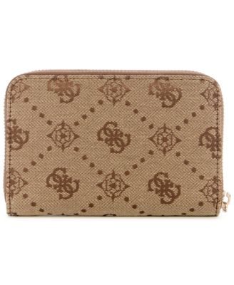 Melinda Logo Zipper Closure Wallet