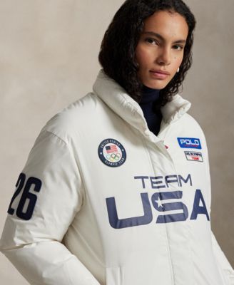 Women's Team USA Graphic Down Puffer Jacket