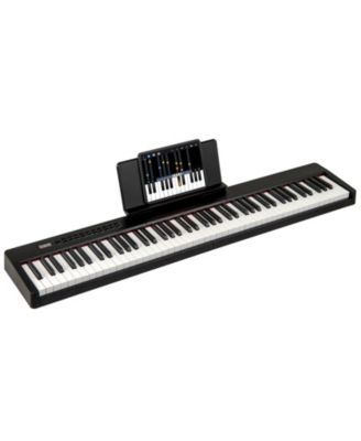 88 Key Full Size Digital Piano Keyboard With Dual Speakers And Rechargeable Battery