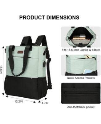 Convertible Backpack Laptop Bag