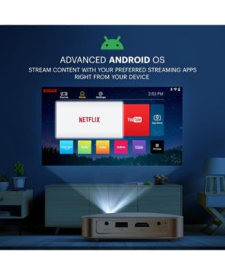 Luma 350 Smart Projector, Portable Pico Projector with 60" Screen, Case, Tripod & Remote