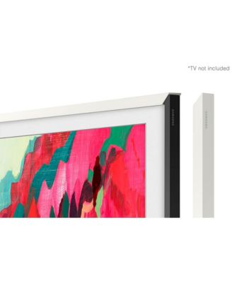 65" The Frame Customizable Bezel Modern White
