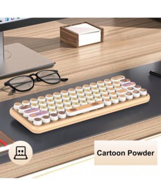 + Silent, Wireless, Gradient, Cute Keycaps, 3-Stage DPI, Shared Receiver + Keyboard & Mouse Set