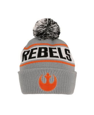 Men's Rebels Gray Cuff Beanie