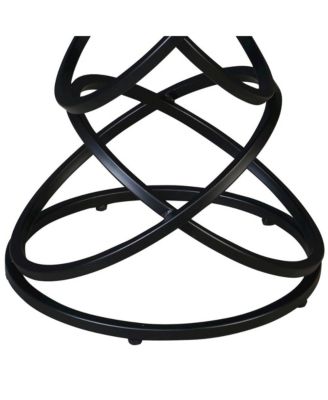 Polaris Leather 24" Bar Stool, Gray