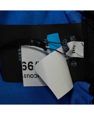 Women's Blue Velour Wide-Leg Pants