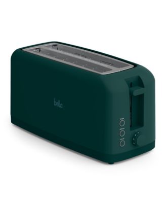 4-Slice Wide-Slot Slim Toaster, Forest Green