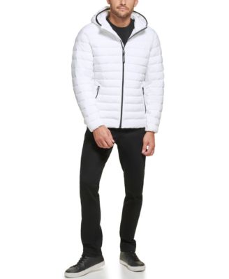 Men's Hooded & Quilted Packable Jacket
