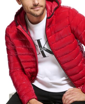Men's Hooded & Quilted Packable Jacket