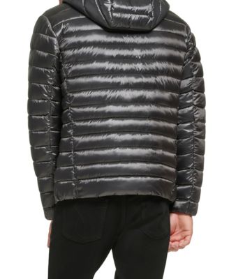 Men's Hooded & Quilted Packable Jacket