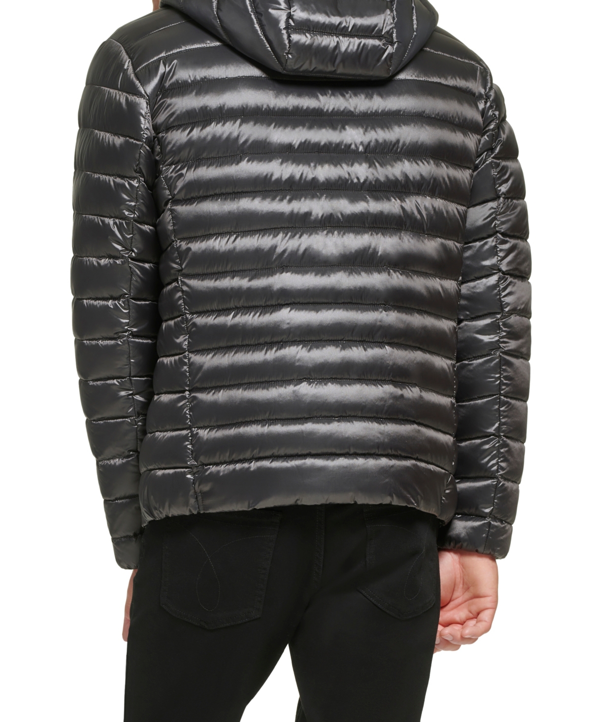 Calvin Klein Men's Hooded & Quilted Packable Jacket