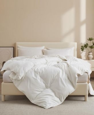 360 Thread Count Lightweight Goose Down Feather Comforter, King
