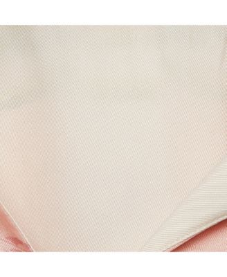 Women's Multicolor Scarf Print Silk Pleated Long Sleeve Midi Dress