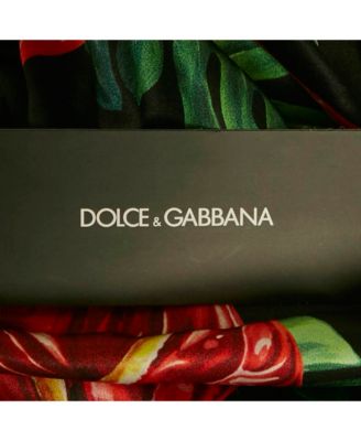 Women's Black Printed Satin Silk One-Shoulder Tie-Up Detail Midi Dress