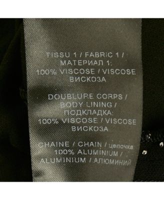 Women's Black Studded Jersey Metallic Strap Maxi Dress