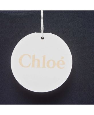 Women's Navy Blue Crepe Tie-Up Detail Anthraci Robe Dress