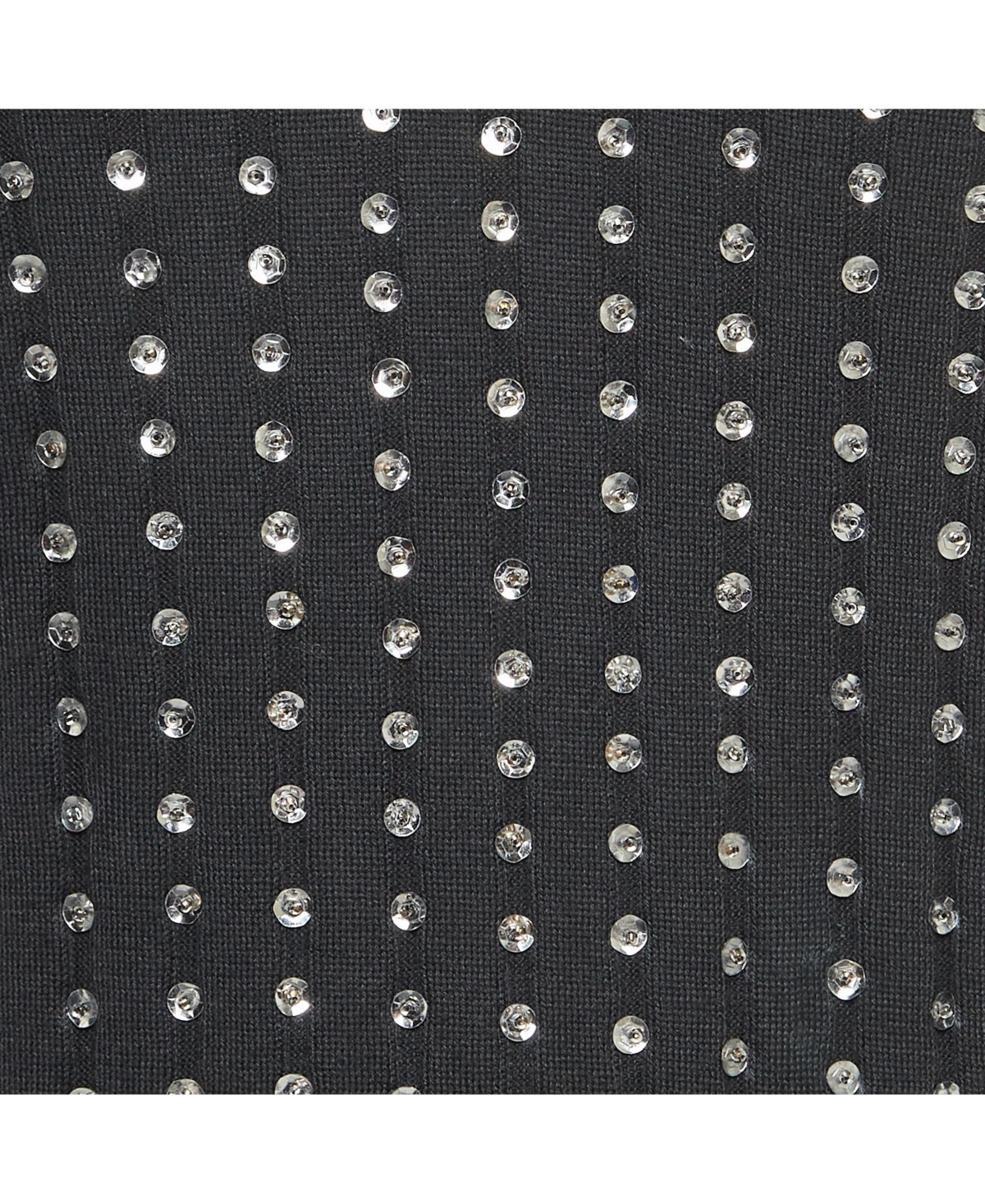 Pre-Owned Stella Mccartney Women's Black Embellished Cotton Knit Mini Tank Dress