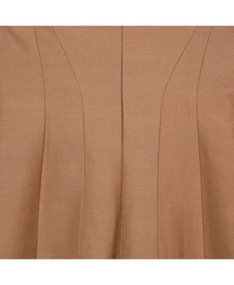 Women's Brown Strapless Bustier Gown