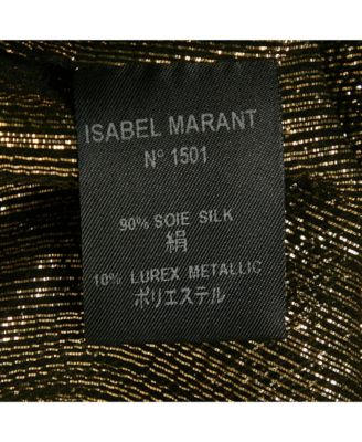 Women's Gold Lurex Silk Tank Dress