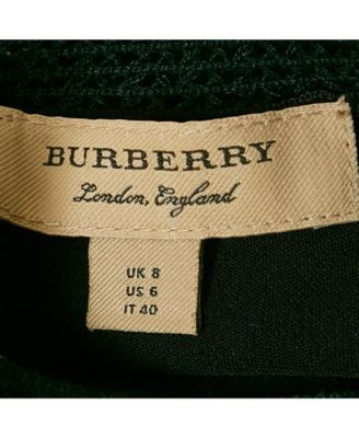 Women's Black Crepe Lace Inserts Midi Dress