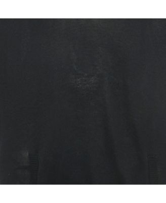 Women's Black Knit V-Neck Dress