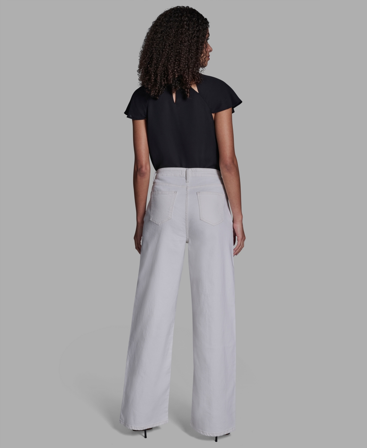 Bcbg Women's Straight Leg Tie Waist Jeans