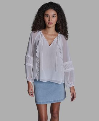 Women's Pull-On Ruffle Top