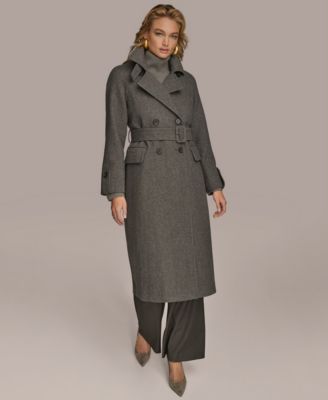 Women's Double-Breasted Belted Wrap Coat