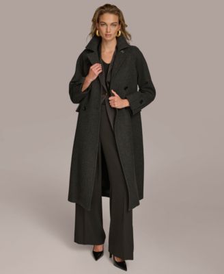 Women's Double-Breasted Belted Wrap Coat