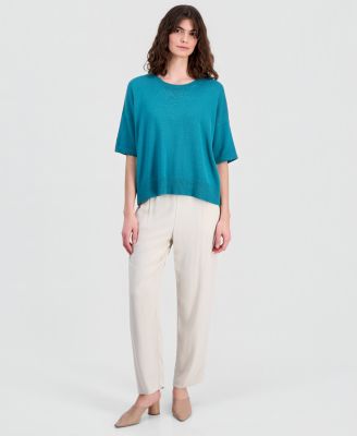 Women's Crew Neck Pull-On Top