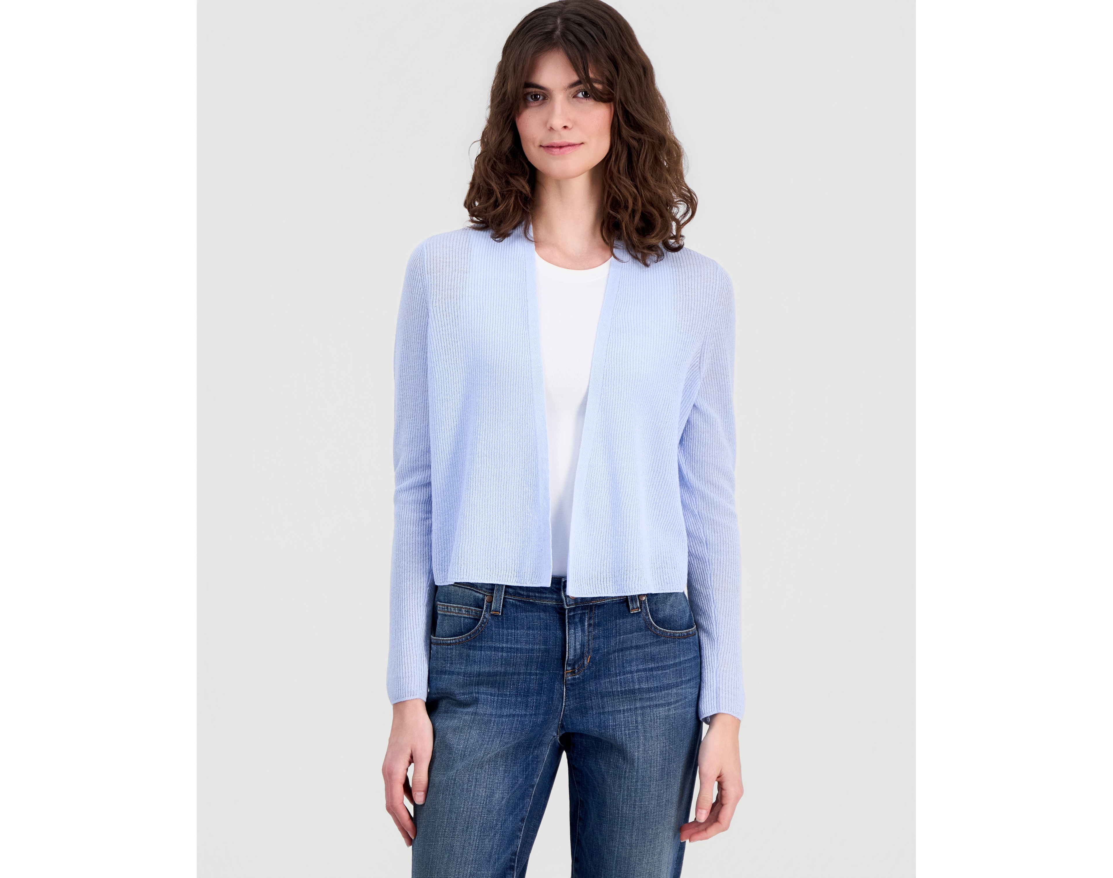 Eileen Fisher Women's Linen Cotton Open-Front Cardigan