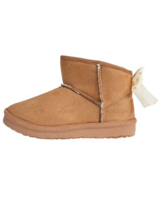 Girls' Toddler 5T-10T Bow Detail Winter Boots