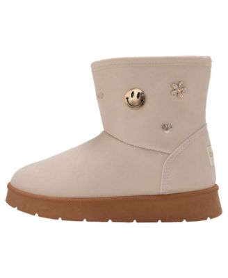 Girls' 1-13 Embroidered Logo Fun Charm Winter Boots