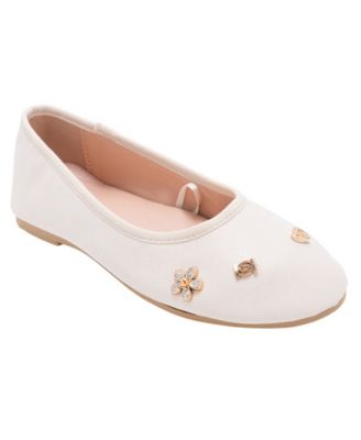 Girls' 1-13 Sparkly Slip-On Ballet Flats