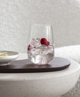 Afina Stemless Wine Glasses, Set of 4