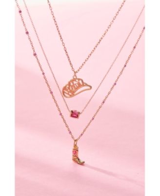 Barbie Cowboy Boot Pendant Necklace