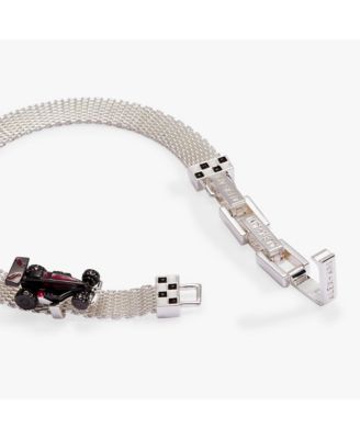 Hot Wheels Moveable Racecar Mesh Bracelet