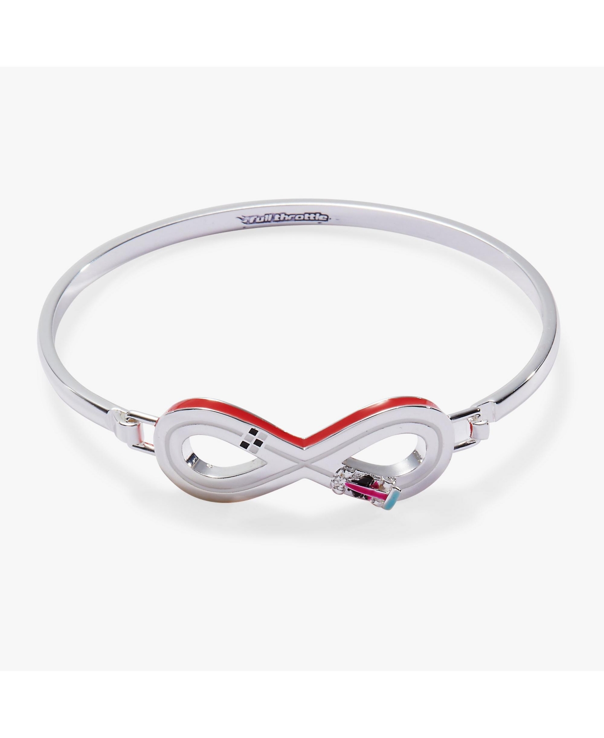 Alex and Ani Hot Wheels Figure 8 Racecar Tension Bangle Bracelet