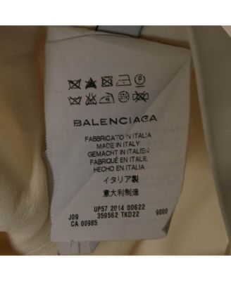 Women's White Crepe Lace-Up Mini Skirt