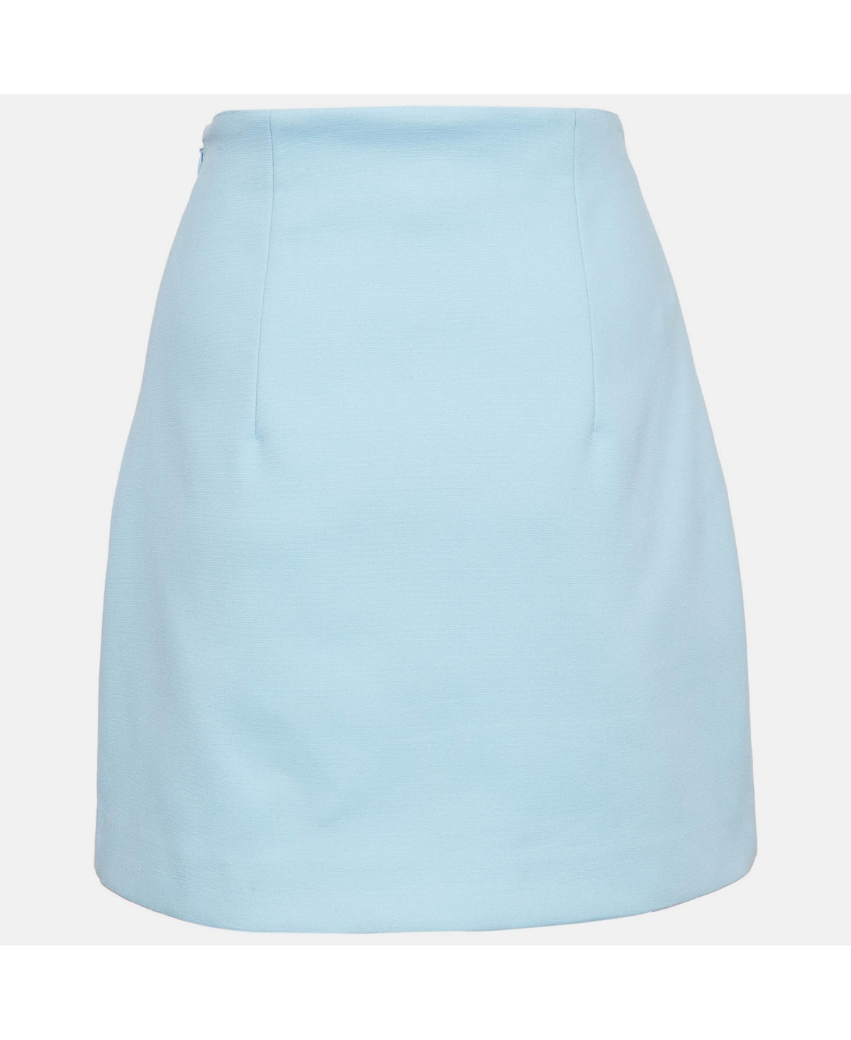 Pre-Owned Off-White Women's Blue Crepe Mini Skirt