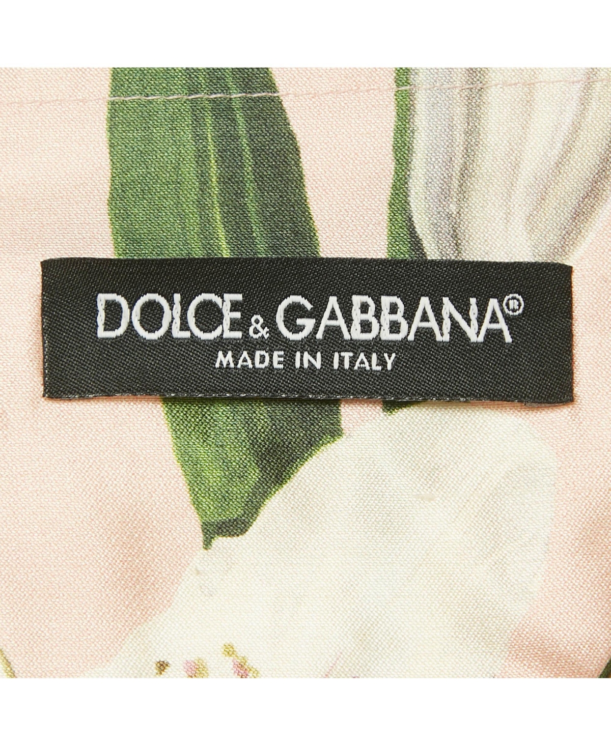 Pre-Owned Dolce & Gabbana Women's Pink Floral Print Silk Midi Skirt