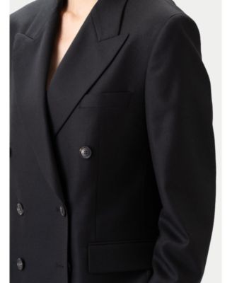 Women's Double-Breasted Cashmere Suit Blazer