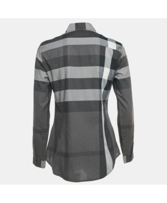 Women's Brit Checkered Print Cotton Shirt